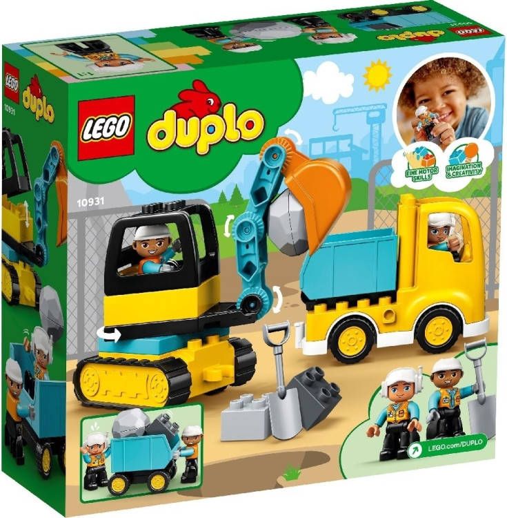 LEGO DUPLO Truck & Graafmachine met rupsbanden 10931