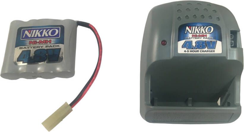 Nikko Ni MH 4.8V Mega accu & lader