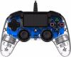 Nacon PlayStation 4 official wired compact LED controller blauw online kopen