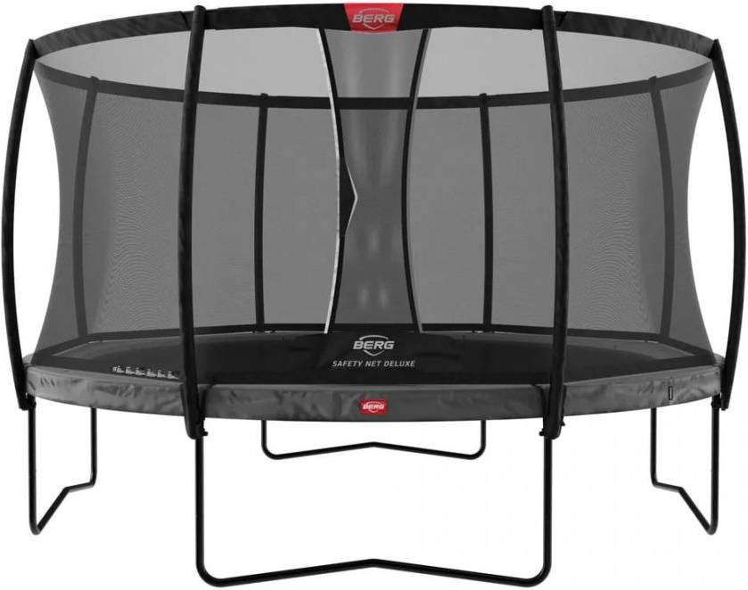 BERG Trampoline Champion Regular(incl. veiligheidsnet deluxe) 380 cm Grijs