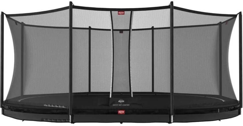 BERG Trampoline Grand Favorit Inground(incl. veiligheidsnet comfort) 520 cm Zwart