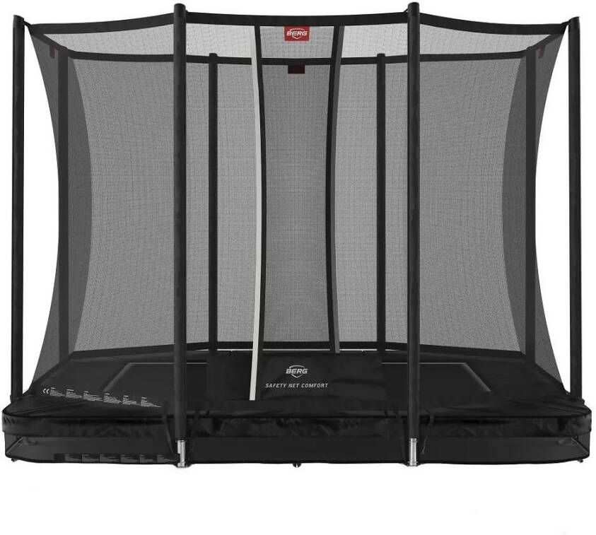 BERG Trampoline Ultim Favorit Inground(incl. veiligheidsnet comfort) 190 x 280 cm Zwart