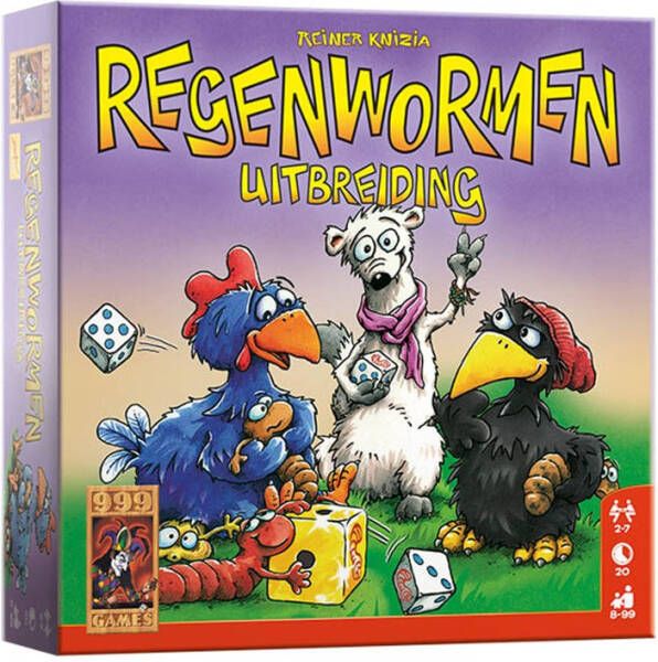 999 Games Regenwormen Uitbreiding Geen Kleur