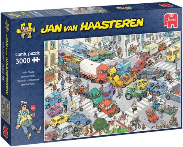 Jumbo Jan van Haasteren Traffic Chaos legpuzzel 3000 stukjes
