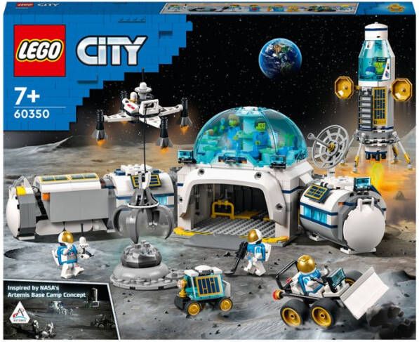 Lego City Onderzoeksstation op de maan in de ruimte set 60350