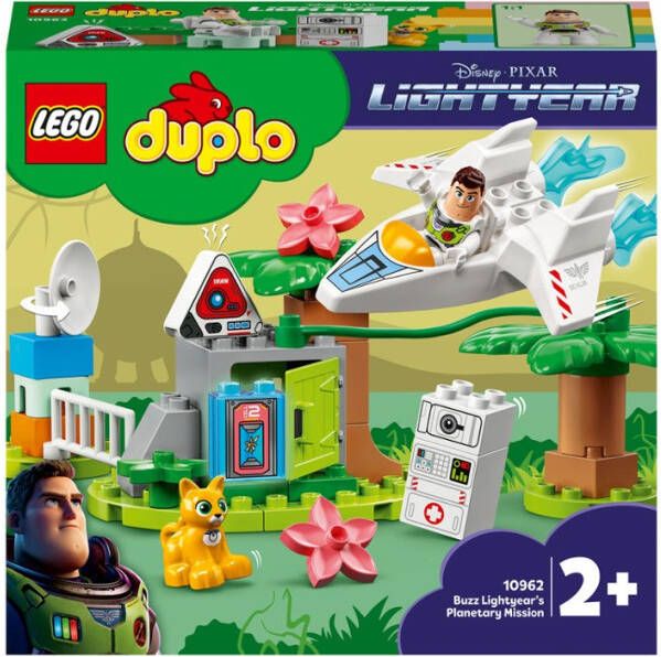 Lego 10962 DUPLO | Disney Buzz Lightyear planeetmissie Constructie Speelgoed voor Peuters vanaf 2 Jaar met Ruimteschip