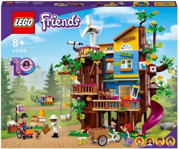 Lego 41703 Friends Vriendschapsboomhut, met Mia en River Minipoppetjes, Creatief Speelgoed voor Kinderen vanaf 8 Jaar