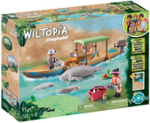 Playmobil ® Constructie speelset Wiltopia boottochtje bij de zeekoeien(71010 ), Wiltopia(71 stuks )