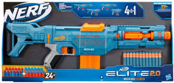 NERF Speelpistool Elite 2.0 Echo Cs 10 Blauw 2 delig online kopen
