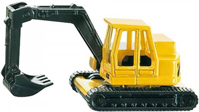 Siku 0801 Graafmachine 68x32x47mm Geel/zwart