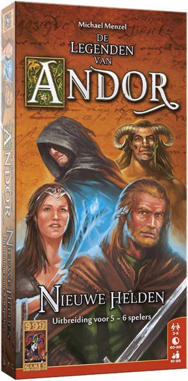 999 Games De Legenden Van Andor Nieuwe Helden 5/6 Bordspel