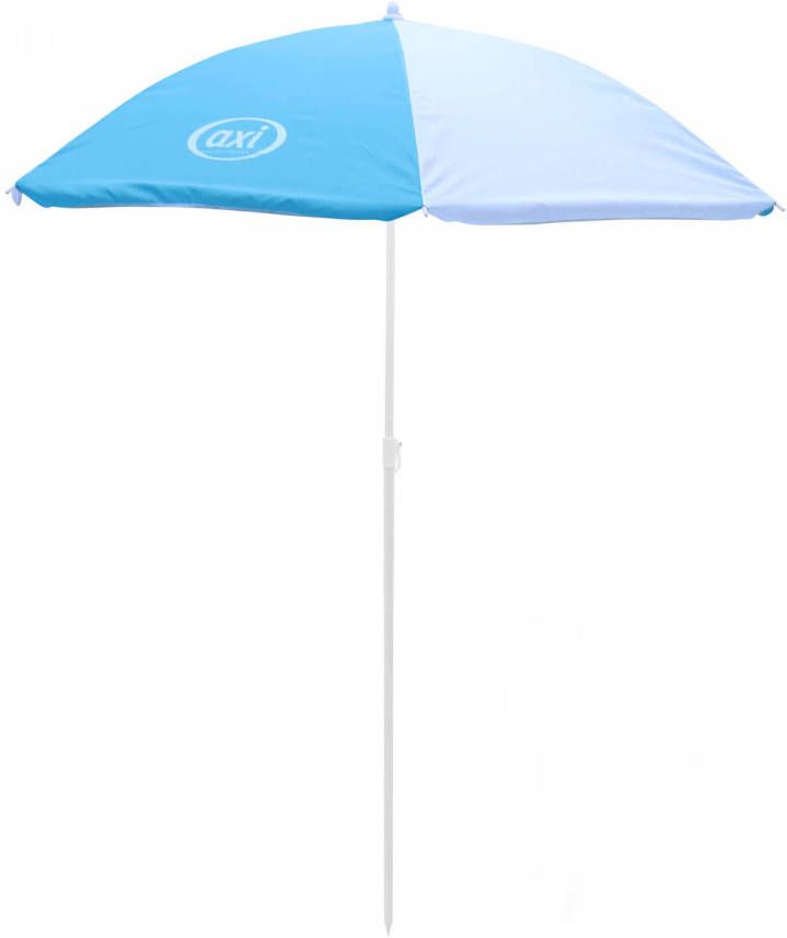 AXI Parasol ?125 Cm Voor Kinderen In Blauw & Wit Compatibel Met Picknicktafels, Watertafels & Zandbakken