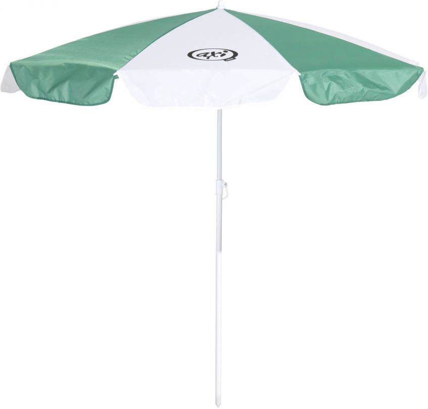 AXI Parasol ?125 Cm Voor Kinderen In Groen & Wit Compatibel Met Picknicktafels, Watertafels & Zandbakken