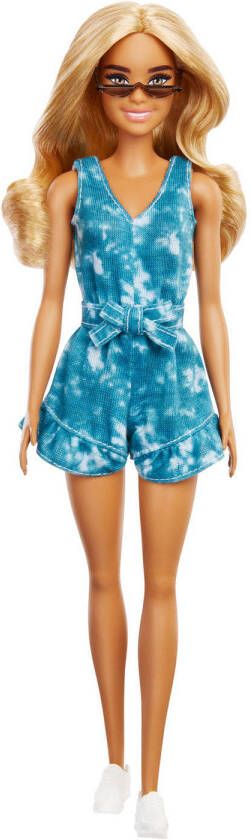 Barbie Fashionista Pop met blauw broekpakje