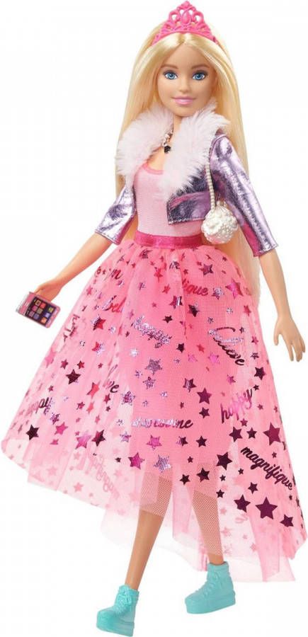 Barbie Pop Princess Adventure Meisjes 32, 5 Cm Beige 7 delig