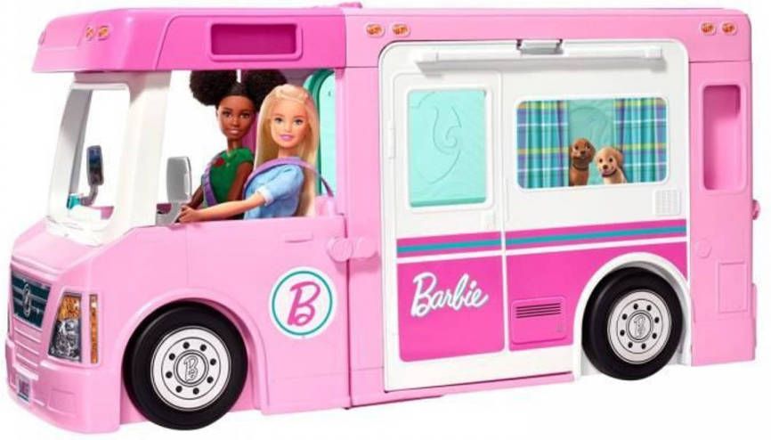 Barbie 3 in 1 DroomCamper & accessoires