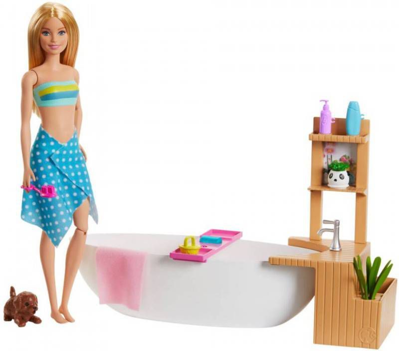 Barbie Tienerpop Wellness Meisjes 29 Cm Vinyl/eva Blauw/blond