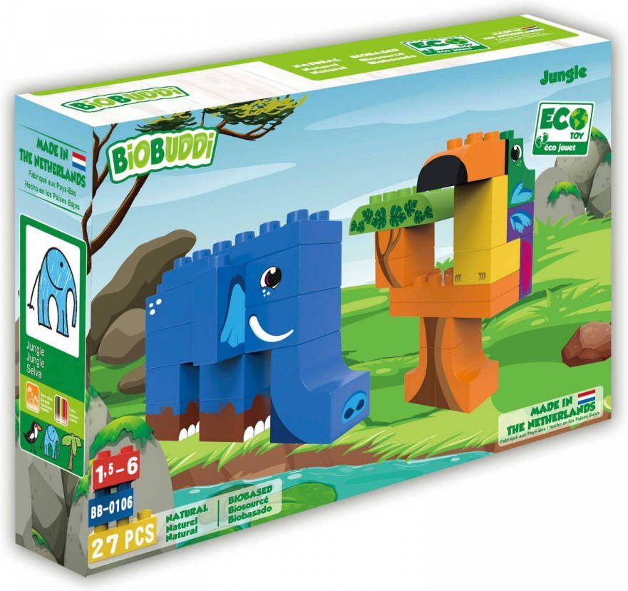 BiOBUDDi Bouwpakket Wildlife Jungle 27 delig(Bb 0106 )