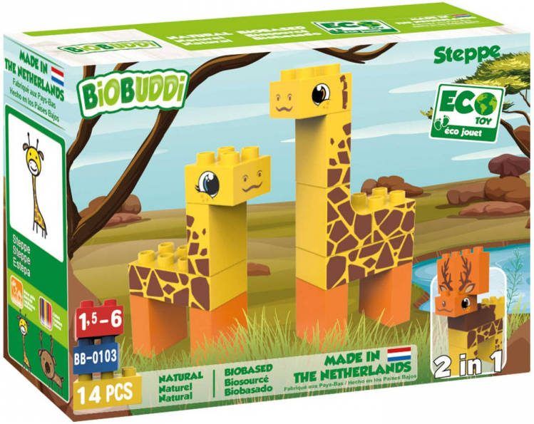 BiOBUDDi Bouwpakket Wildlife Steppe 14 delig(Bb 0103 )