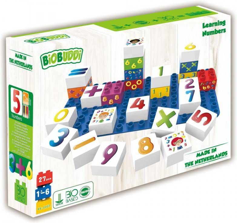 BiOBUDDi Bouwblokken set cijfers 27 delig BB 0002
