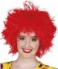 Feestbazaar Rode Clownspruik Frizzy online kopen