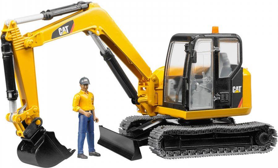 bruder ® CAT Minibagger met figuur 02466 Jongen