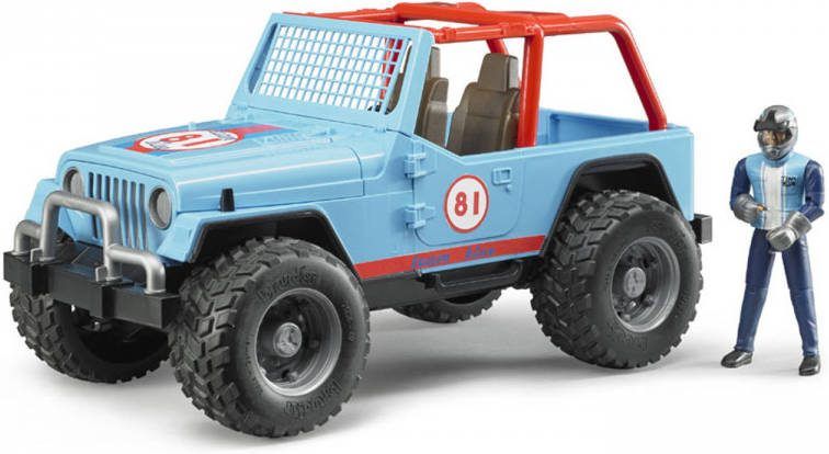 Bruder ® Jeep Cross Country Racer blauw met figuur 02541 Jongen