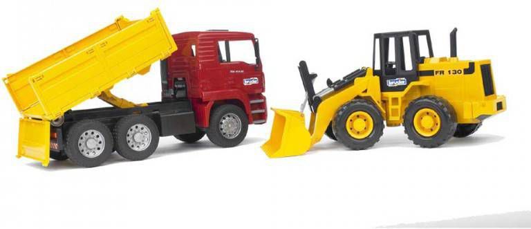 Bruder ® MAN TGA Truck met Shovel FR130 02752 Jongen