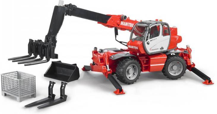 Bruder ® Manitou MRT 2150 met accessoires 02129 Jongen