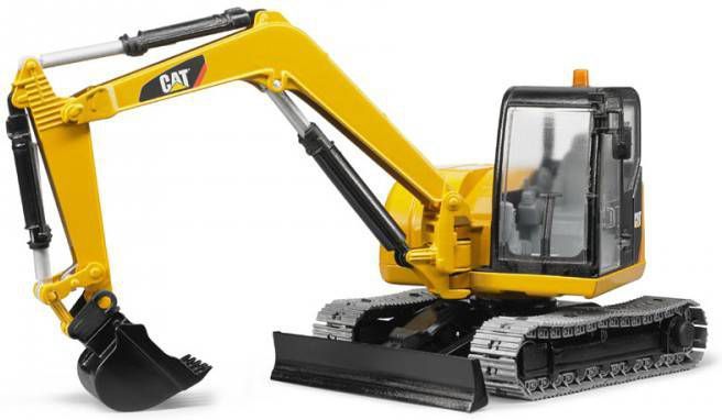 Bruder ® Speelgoed graafmachine CAT mini graafmachine, 1 16, geel Gemaakt in Europa