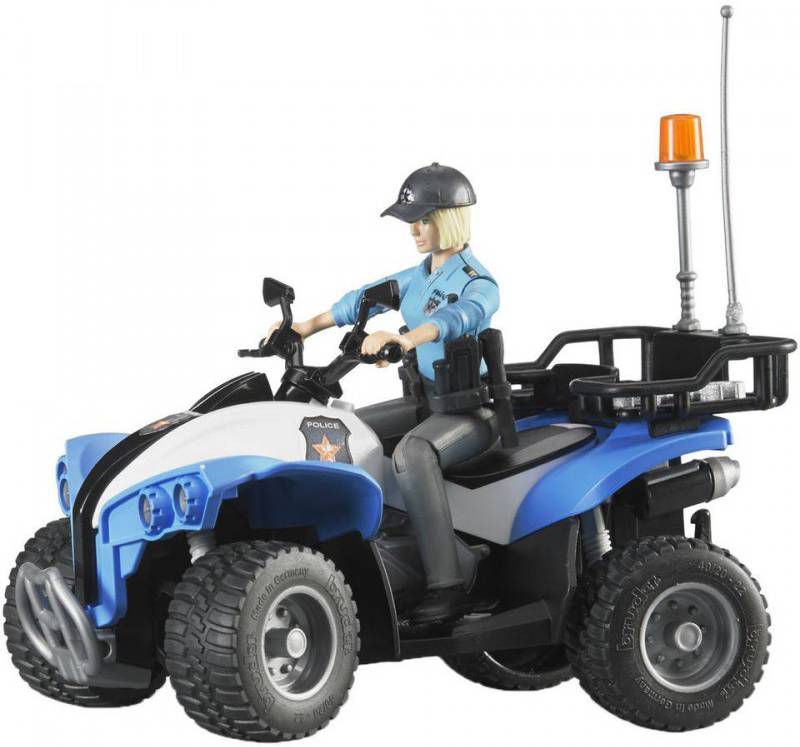 Bruder ® Politie-Quad met politievrouw en uitrusting 63010 Jongen
