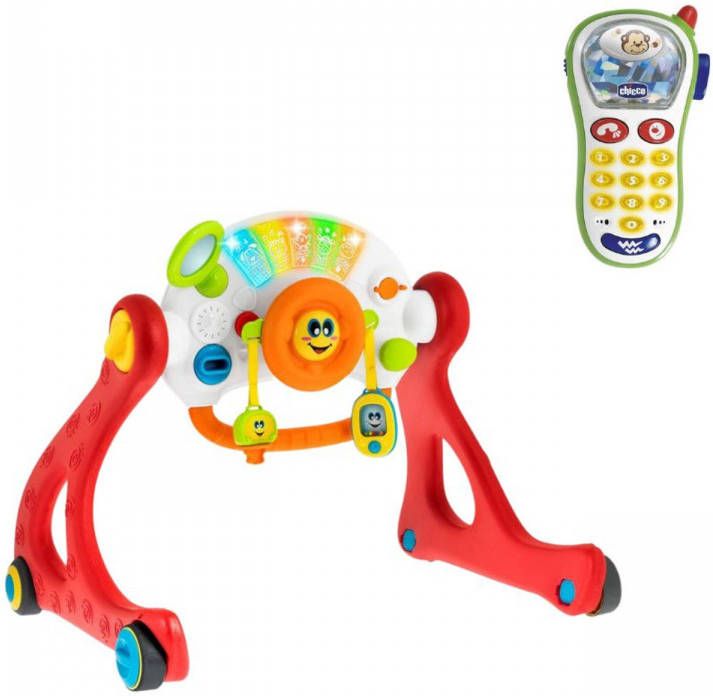 Chicco Bundel Baby Gym Vier Posities & Rammelaar Baby Fototelefoon