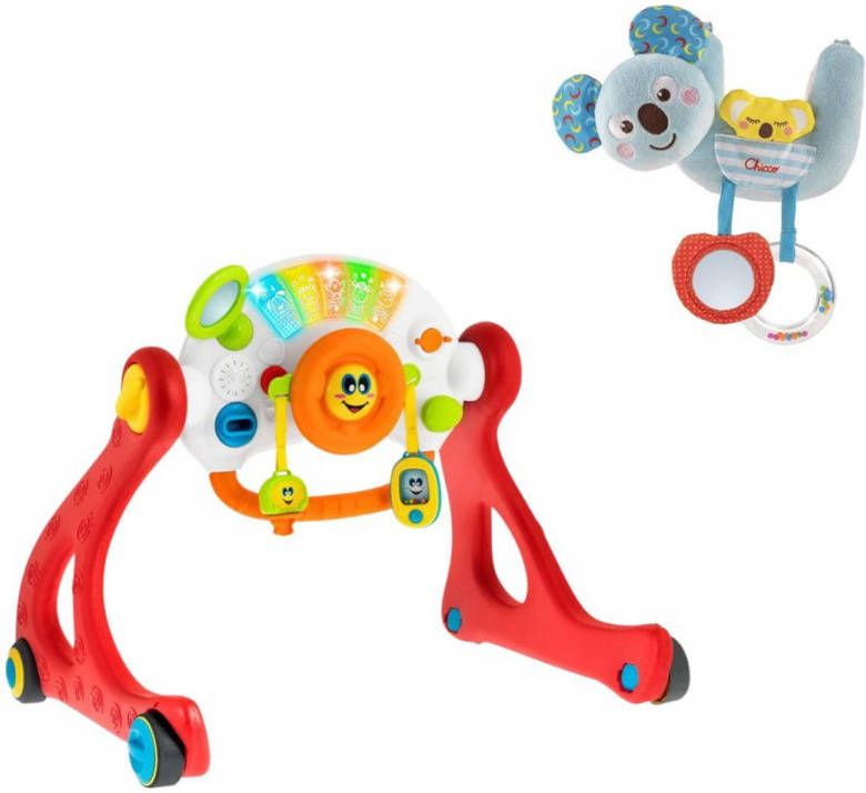 Chicco Bundel Baby Gym Vier Posities & Rammelaar Koalabeer Te Bevestigen Aan Kinderwagen