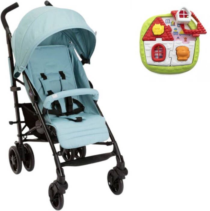 Chicco Bundel Buggy Liteway 4 Hydra & Puzzel 2 in 1 Huispuzzel
