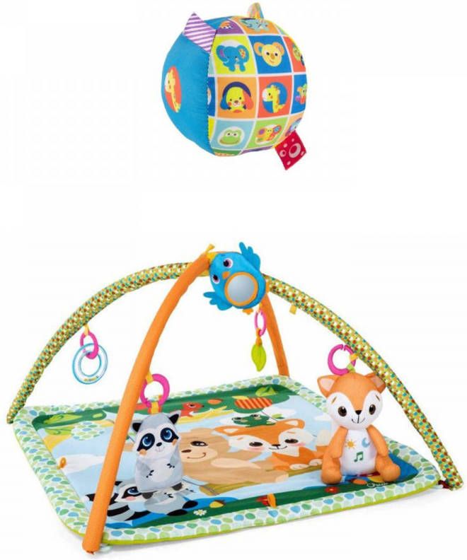 Chicco Bundel Speelkleed Magic Forest Relax & Play & Bal Met Rammelgeluid