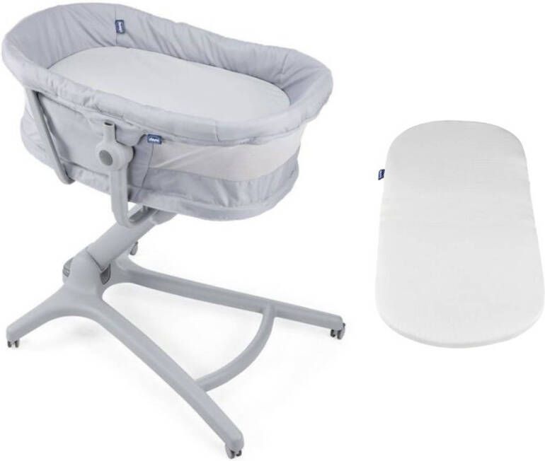 Chicco Bundel Verschoontafel Accessoire Voor Baby Hug Wieg & Baby Hug 4 In 1 Co sleeper Matras Wit