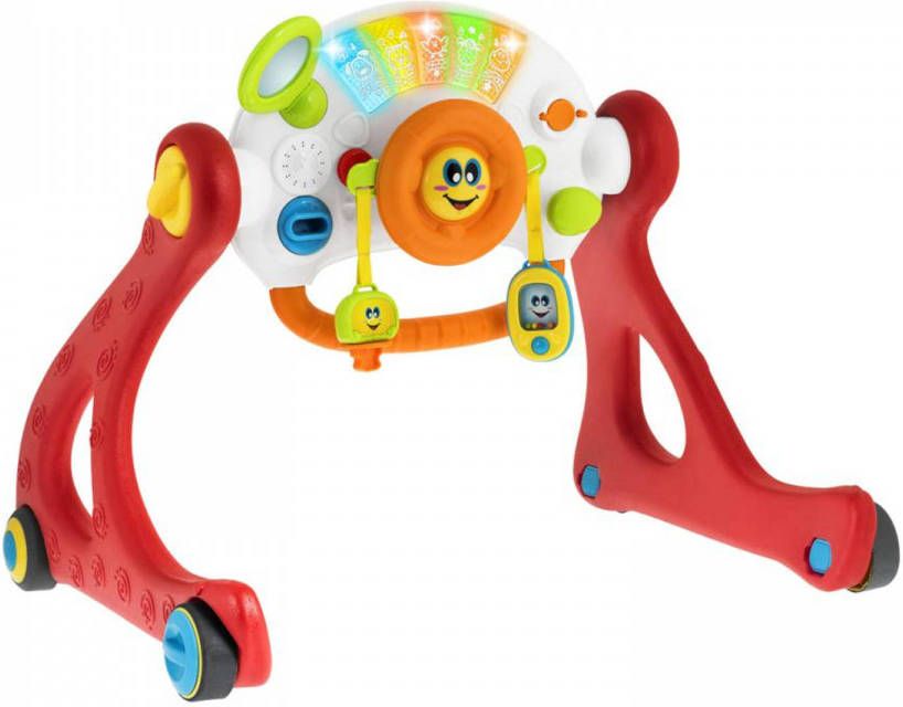 chicco  Grow and Walk Gym 4 in 1 Babygym, loopwagen Kleurrijk