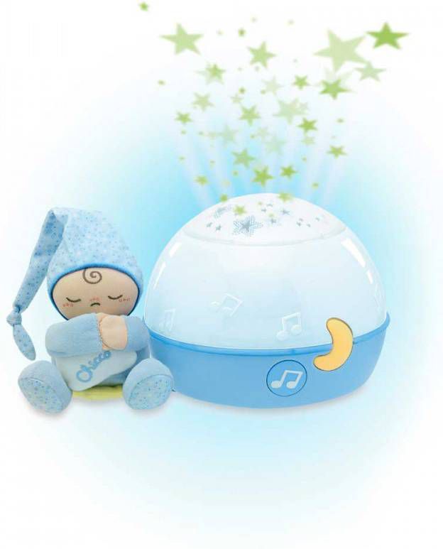 Chicco Welterusten Ster Projector Blauw Met Muziek