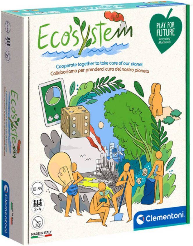 Clementoni Bordspel Ecosystem Junior Karton Groen/wit 148 delig