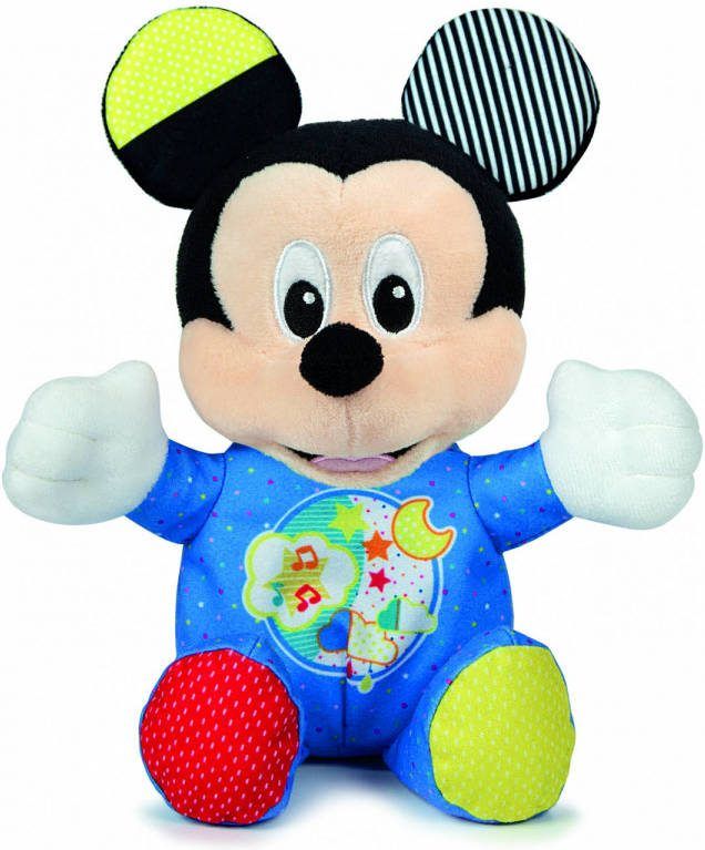 Clementoni Knuffel Met Muziek En Licht Mickey Mouse Blauw