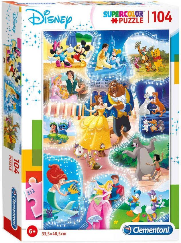 Clementoni Legpuzzel Disney Junior 35 Cm Karton 104 Stukjes