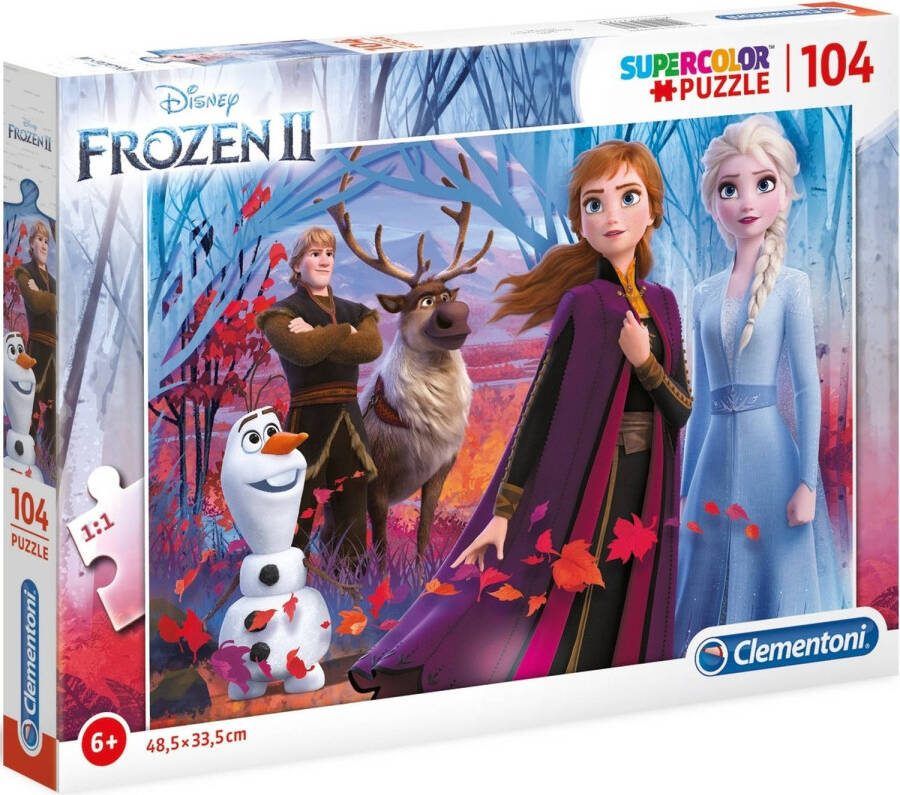 Clementoni Legpuzzel Frozen 2 Junior Karton 104 Stukjes