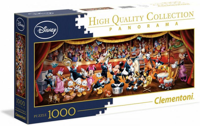 Clementoni Disney Orchestra HQC PanoramaPuzzel 1000 Stukjes 1 Stuk