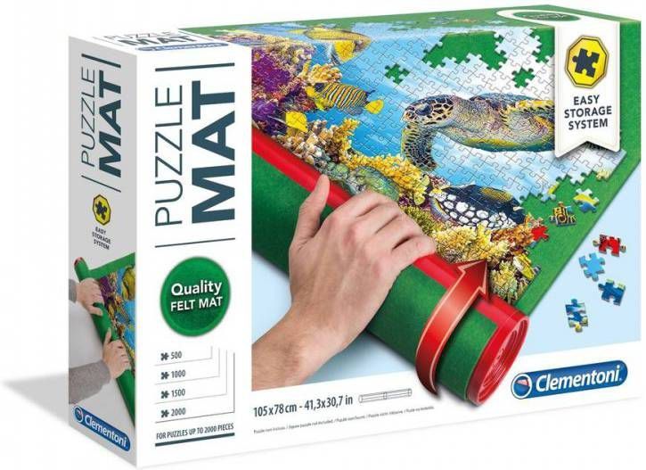 Clementoni Puzzelmat 105 X 78 Cm Groen/rood