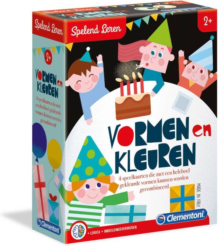 Clementoni Spelend Leren Vormen En Kleuren Multicolor