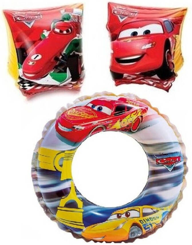Disney Cars Zwembad Set Zwemvleugels 3 6 Jaar En Zwemband Zwembandjes