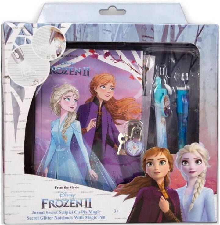 Disney Dagboek Frozen Met Slot A5 Meisjes Papier 4 delig