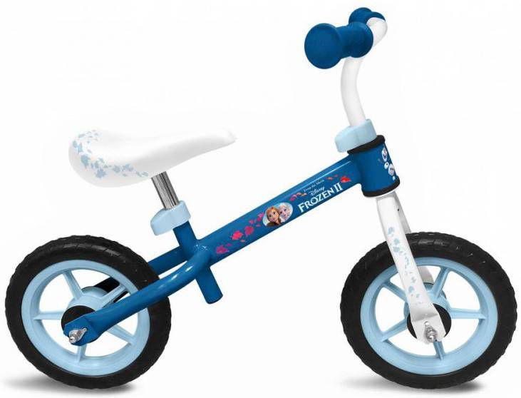 Disney Loopfiets Met 2 Wielen Loopfiets Frozen 2 10 Inch Meisjes Blauw/wit
