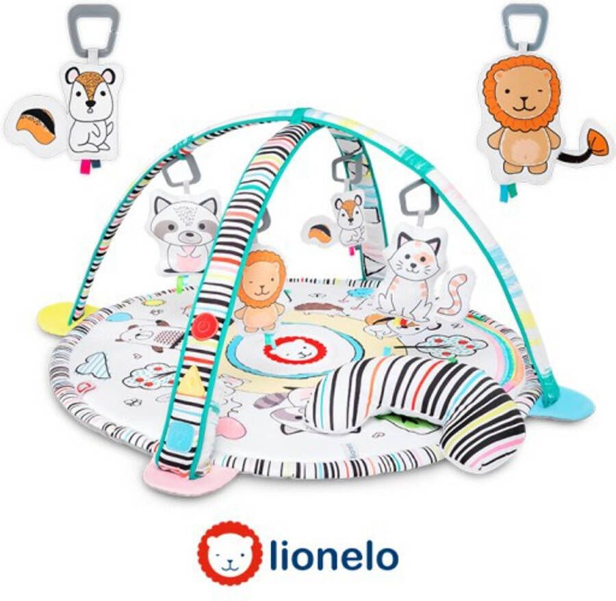 False Lionelo Paula Educatieve Speelmat Activity Gym Met Licht, Muziek En Speeltjes