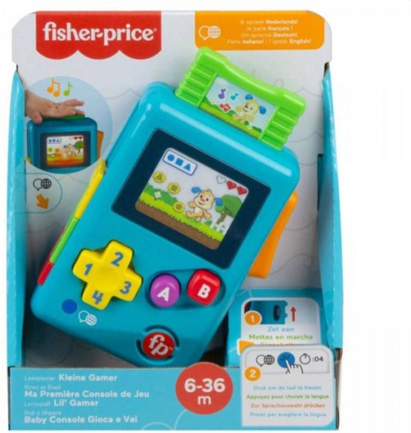 Fisher price Gameboy Junior 10 X 18 Cm Blauw